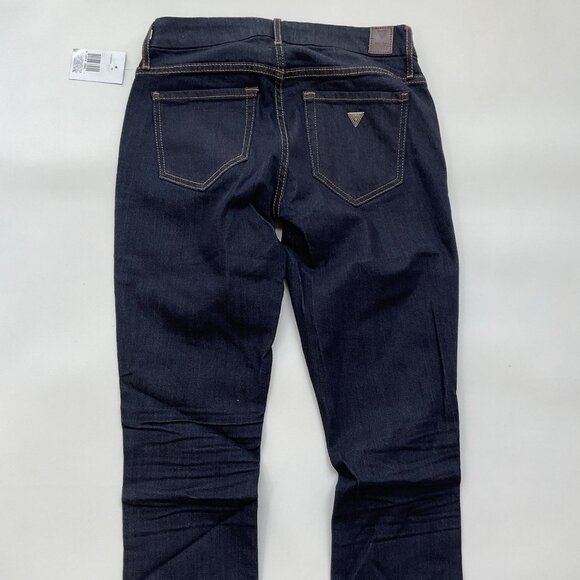 Guess Women’s Power Curvy Mid Rise Skinny Jeans Dark Indigo Size 27 - Picture 10 of 12